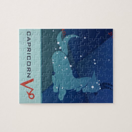  dierentuin, astrologie Capricorn constellatie Legpuzzel (Horizontaal)