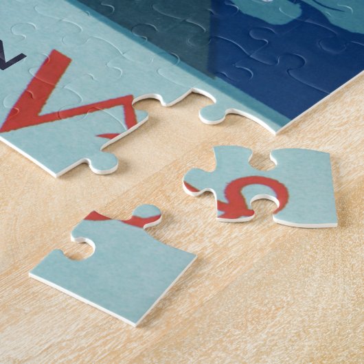  dierentuin, astrologie Capricorn constellatie Legpuzzel (Zijkant)