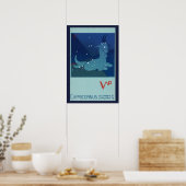 dierentuin, astrologie Capricorn constellatie Poster (Keuken)