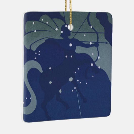 dierentuin Astrologie Sagittarius Constellation Keramisch Ornament (Rechts)