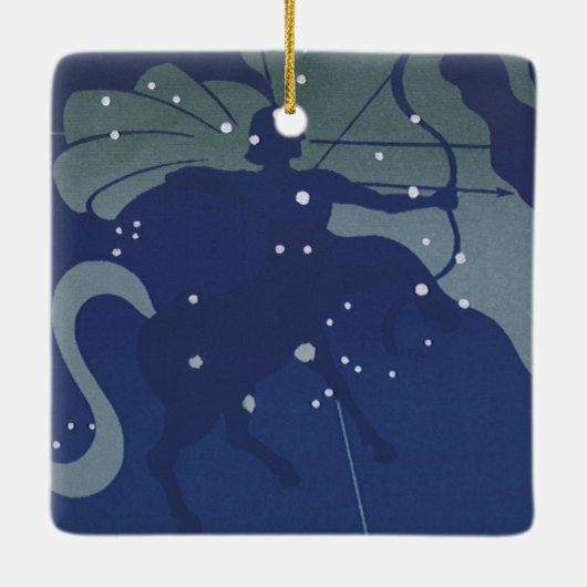 dierentuin Astrologie Sagittarius Constellation Keramisch Ornament (Achterkant)
