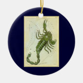  dierentuin, astrologie Scorpio constellatie Keramisch Ornament (Voorkant)