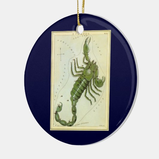 dierentuin, astrologie Scorpio constellatie Keramisch Ornament (Links)