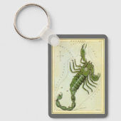 dierentuin, astrologie Scorpio constellatie Sleutelhanger (Voorkant)