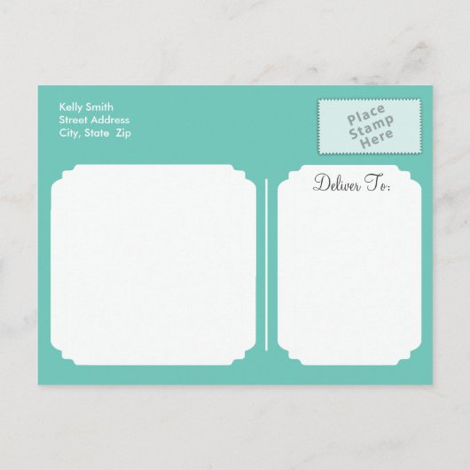 Dierentuin Baby shower, heldere regenboogstrepen Uitnodiging Briefkaart (Achterkant)