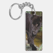 Dierentuin Belize City. Zwarte panter Sleutelhanger (Voorkant Links)
