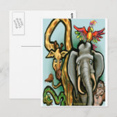 Dierentuin Briefkaart (Voorkant / Achterkant)