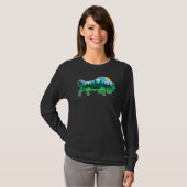 Dierentuin Buiten Dier Kamperen Mensen Buffel Bizo T-shirt (Voorkant volledig)