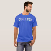 Dierentuin College retro T-shirt (Voorkant volledig)