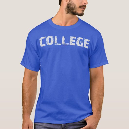 Dierentuin College retro T-shirt (Voorkant)