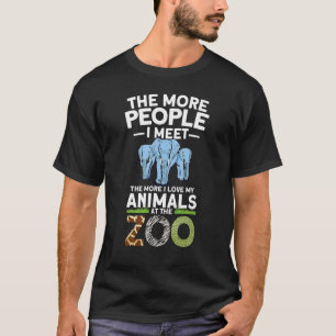Dierentuin Dier Dierenverzorger T-shirt