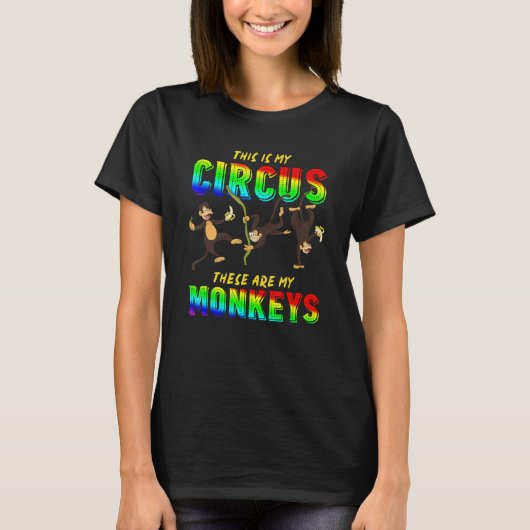 Dierentuin Dier Dit Is Mijn Circus Dit Zijn Mijn A T-shirt (Voorkant)