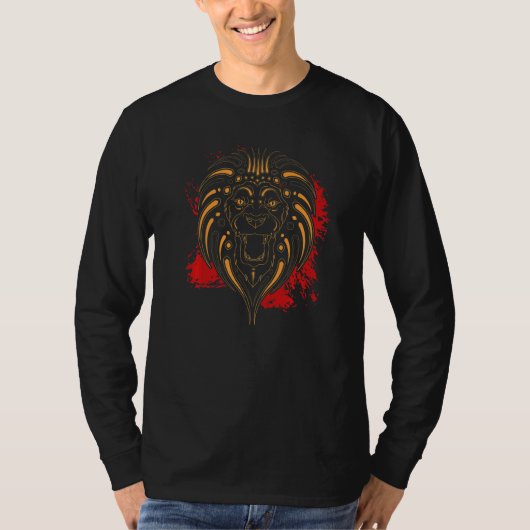 Dierentuin Dier Leeuw Afrika Safari Dier Leeuw T-shirt (Voorkant)
