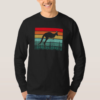 Dierentuin Dier Outback Australië Dier Retro Kanga T-shirt