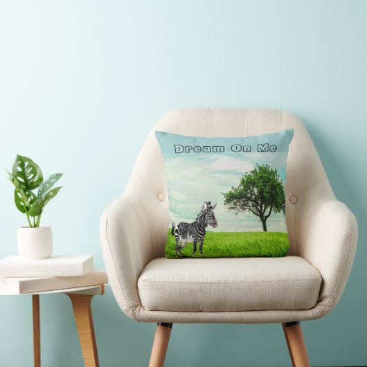 Dierentuin Dier / Zebra Kinderen Slaapkamer Kussen (Stoel)