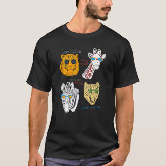 Dierentuin Dieren Gang Cool Boys Graphic Meisjes N T-shirt