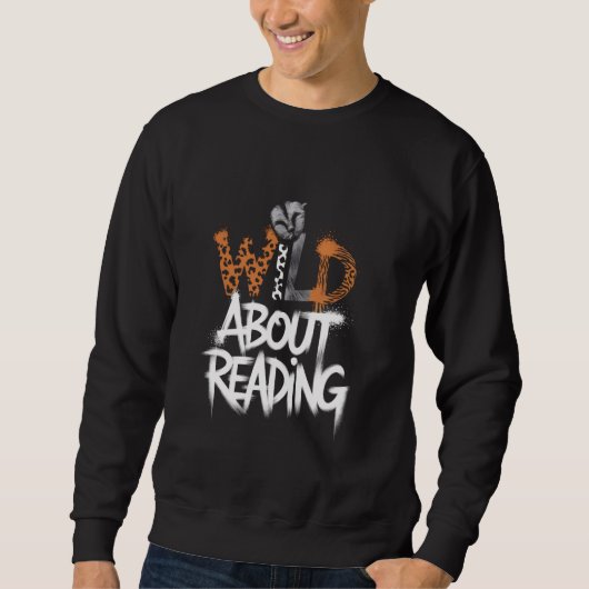 Dierentuin Dieren Lezer Librarian Boeken Wild Abou Trui (Voorkant)