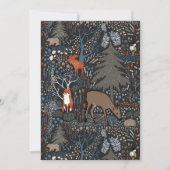 Dierentuin Dieren met Kerst Feestdagenkaart (Voorkant)