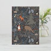 Dierentuin Dieren met Kerst Feestdagenkaart (Staand voorkant)