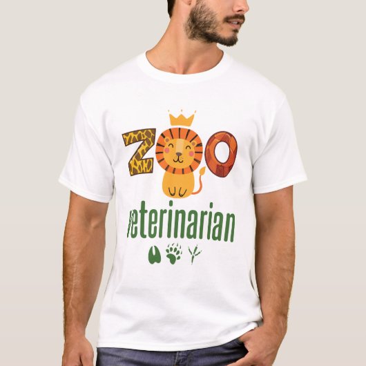 Dierentuin Dierenarts Grote Dierenarts T-shirt (Voorkant)