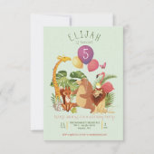 dierentuin dierentuin diervriendelijke geboortedag kaart (Voorkant)