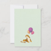 dierentuin dierentuin diervriendelijke geboortedag kaart (Achterkant)