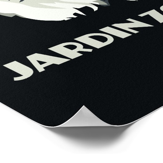 dierentuin en beer van Bazel Poster (Hoek)