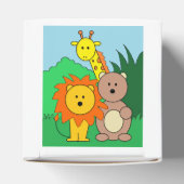 "Dierentuin" gunstboxen Bedankdoosjes (Bovenkant)