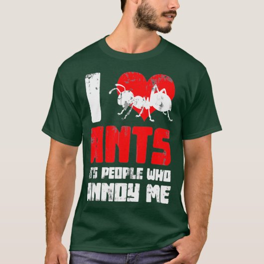 Dierentuin Keeper Ant Keeping Hobby Gift Idea Ants T-shirt (Voorkant)