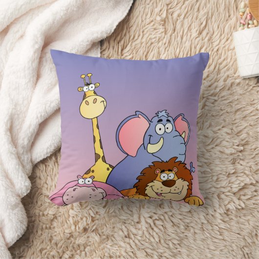 Dierentuin Kussen (Deken)