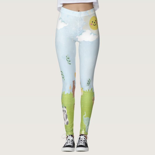 dierentuin leggings (Voorkant)