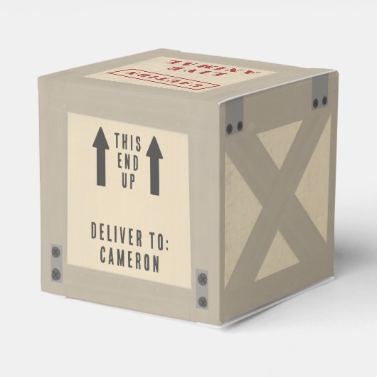 Dierentuin Oerwoud Birthday Bedankdoosjes (Achterkant)