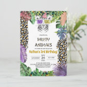 Dierentuin Oerwoud dierentuin Kaart (Staand voorkant)