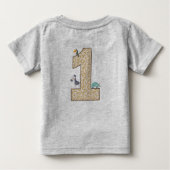 dierentuin / oerwoud thema Eerste eerste shirt ver (Achterkant)