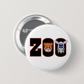 Dierentuin Ronde Button 5,7 Cm (Voorkant /achterkant)