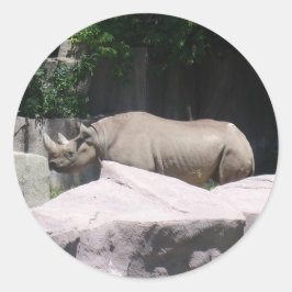 Dierentuin Ronde Sticker