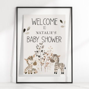 Dierentuin Safari Babykamer Dieren Baby Shower Bor Poster