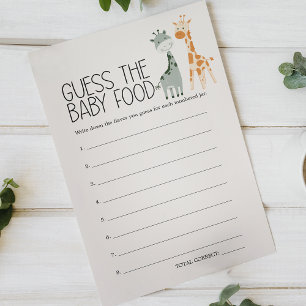 Dierentuin Safari Dieren Baby Shower Raad Baby Voe Flyer