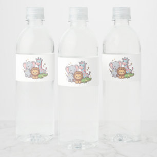 Dierentuin Schattig Dier Kawaii Kinderen Wilde Saf Waterfles Etiket