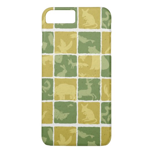 dierentuin thema patroon Case-Mate iPhone case (Achterkant)