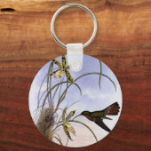 Dierentuin uit het verleden, Kolibrie Vogel Orchid Sleutelhanger (Voorkant)