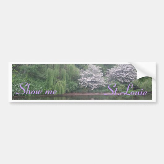 Dierentuin van St. Louis Bumpersticker (Voorkant)