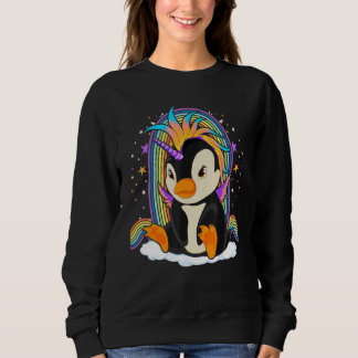 Dierentuin Vogel Regenboog Pinguïn Fantasy Unicor Trui