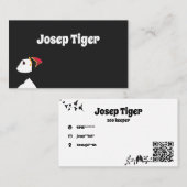 dierentuinbewaarder Funy Visitekaartje (Voorkant / Achterkant)