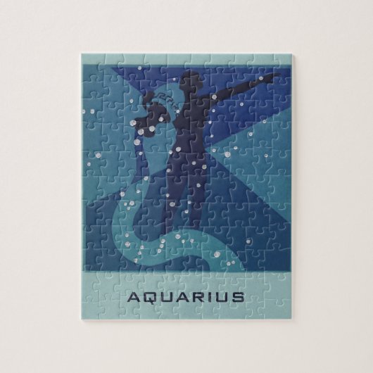  dierentuindigestie, aquariusconstellatie legpuzzel (Verticaal)