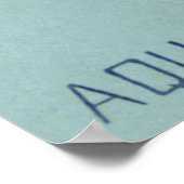  dierentuindigestie, aquariusconstellatie poster (Hoek)