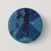 dierentuindigestie, aquariusconstellatie ronde button 5,7 cm (Voorkant)