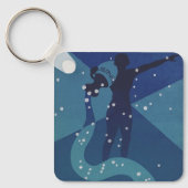 dierentuindigestie, aquariusconstellatie sleutelhanger (Voorkant)