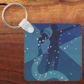 dierentuindigestie, aquariusconstellatie sleutelhanger (Voorkant)