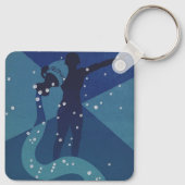 dierentuindigestie, aquariusconstellatie sleutelhanger (Achterkant)